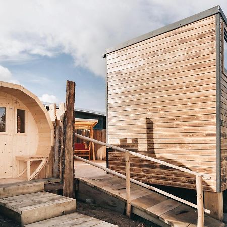 Idyllisches Tiny House Mit Sauna Loebau Exterior photo